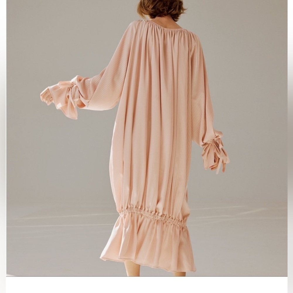Nap Loungewear Lottie Tie Cuff Maxi Dress Womens Size Small - Picture 2 of 7